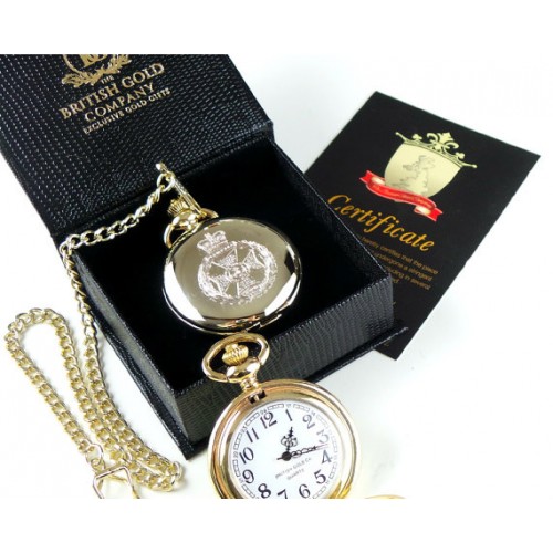 The Royal Green Jackets Gold Plated Pocket Watch The Royal Green Jackets Gold Plated Pocket Watch